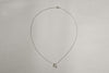 OLIO E ACETO Pure Silver White Agate Pendant necklace OA02N12
